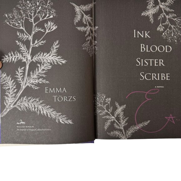 Ink Blood Sister Scribe By Emma Törzs 1987 First Edition Hardcover Novel w/ DJ - Picture 3 of 15